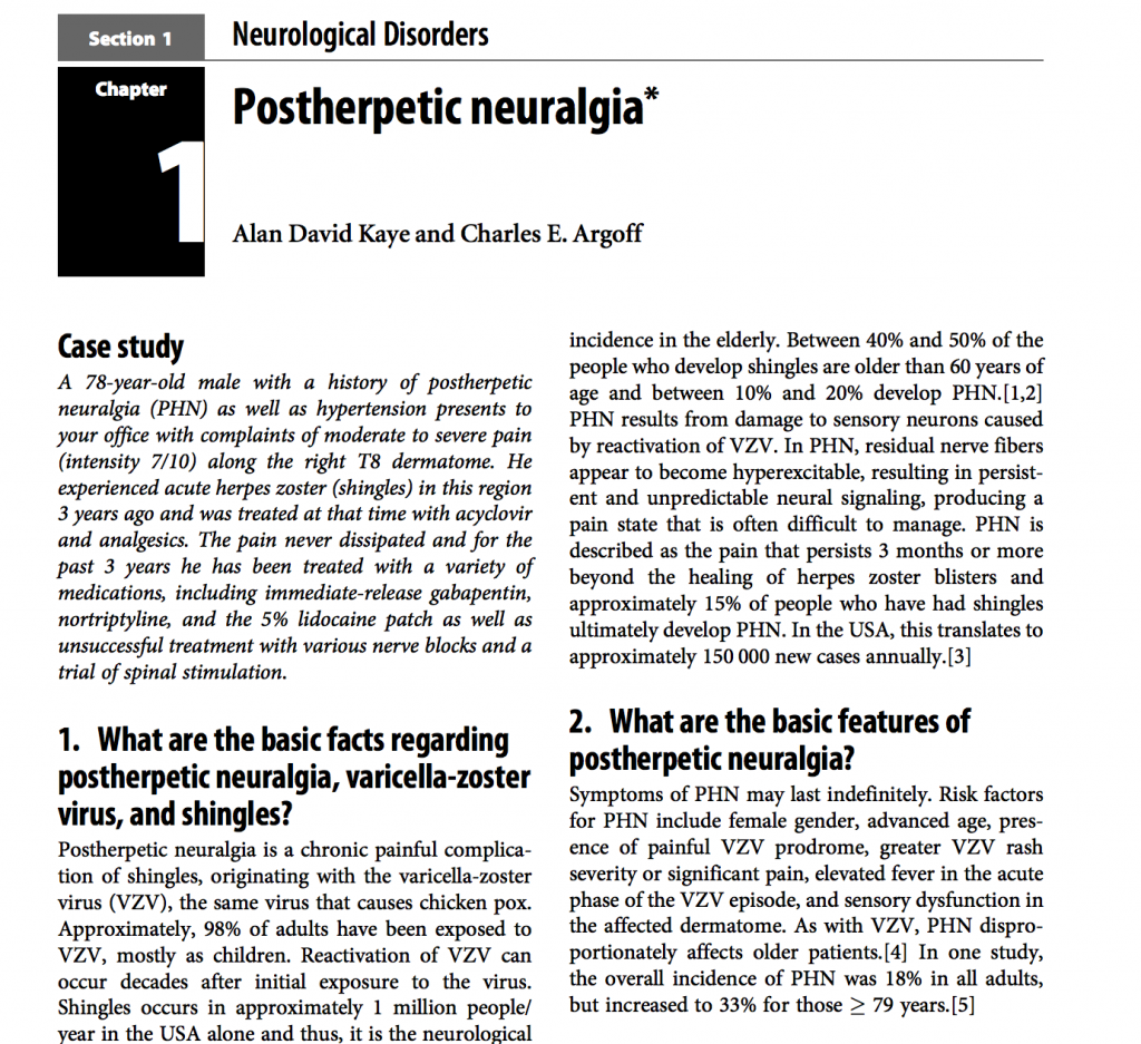 Postherpetic NeuralgiaPain, Symptoms, Drugs & Skin Patches Treatment